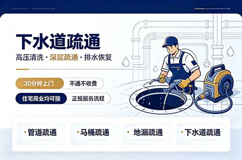 汕尾下水道疏通